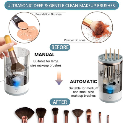 🔥Black Friday Sale 50% OFF🔥Automatic Makeup Brush Cleaner Machine