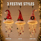 ✨Lighted Santa Hat Hanging Chandelier – Make Christmas Glow