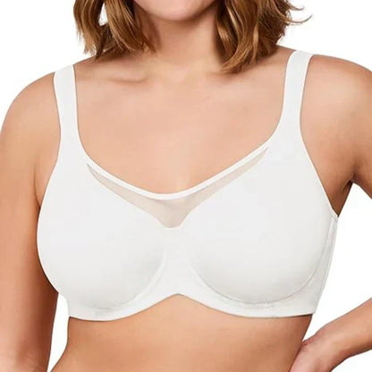 ⏳Last Day Special Price £7.99💐Women's Elegant Sheer Full Coverage Plus Size Bra👍
