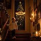 ✨Lighted Santa Hat Hanging Chandelier – Make Christmas Glow