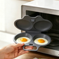 Microwave Egg Cooker – Perfect poached eggs in 2 mins, no oil & splash-proof – Quick, healthy & mess-free breakfast 🌿