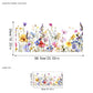 🔥Last Day Sale - ￡6.99!🎁💐Colorful Floral Bouquet Window Sticker🖼️ Cut to any size you like!