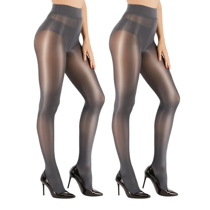 🏆 BUY 1 GET 1 FREE! 🔥 Women’s Sheer Tights – High-Waisted Transparent Shiny Pantyhose for Party & Daily Wear