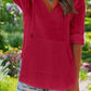 🏝️Summer Hot Sale 50% OFF👗Women's Beach Pocketed Hooded Shirt Top