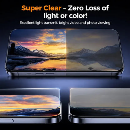 ⏰ Hurry — ONLY £6.99 ⚡📱 HD Privacy Tempered Glass Screen Protector with Easy Dust-Free Installation