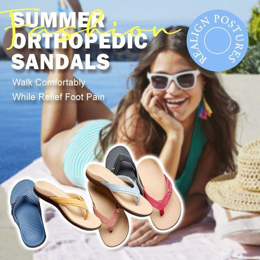 🔥Hot Sale 49% OFF - Summer Orthopedic Sandals🎁Buy 3 Pay 2