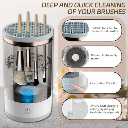 🔥Black Friday Sale 50% OFF🔥Automatic Makeup Brush Cleaner Machine