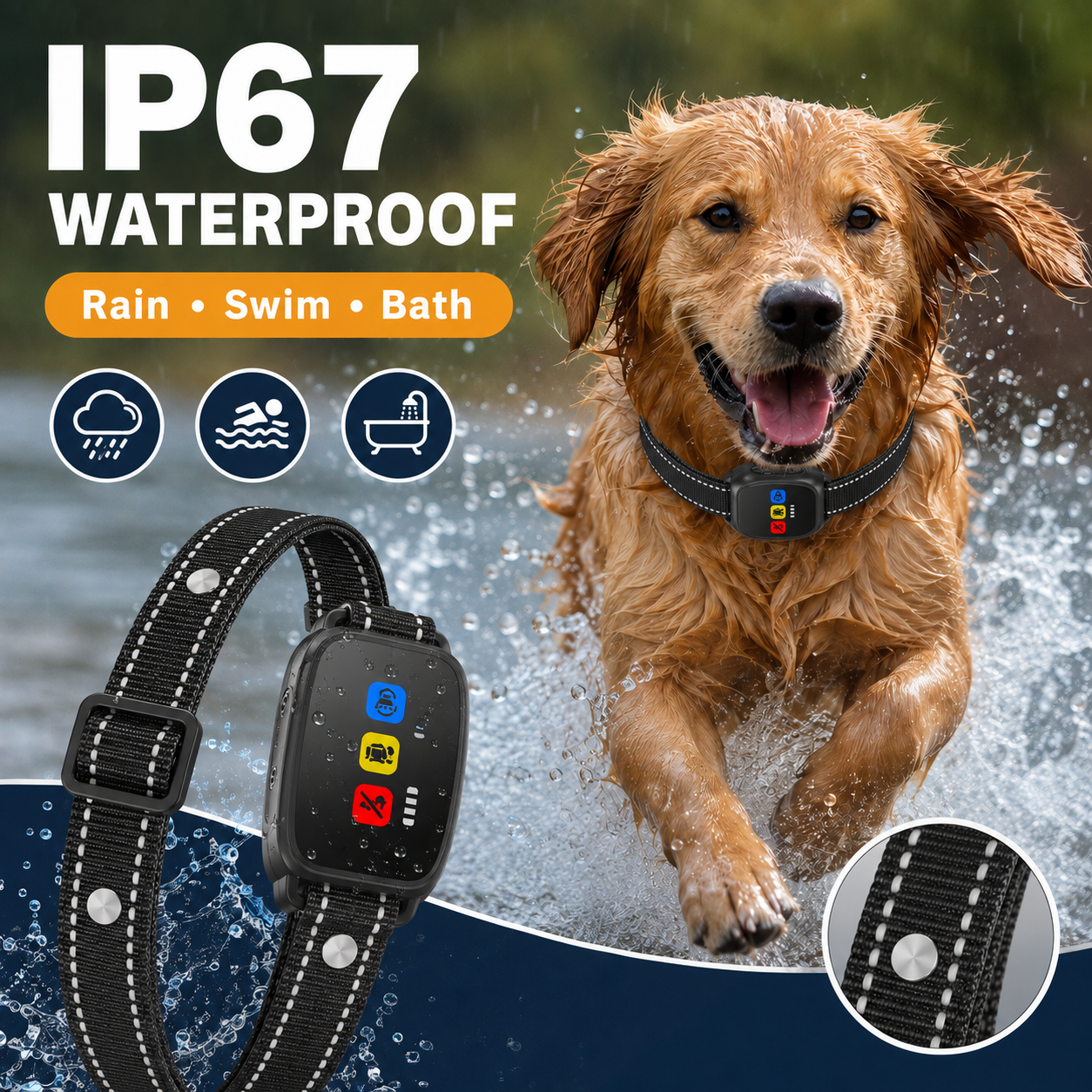 🌐 Online Exclusive 💎Smart Anti-Bark Collar for Dogs – Automatic Bark Control & Training Device