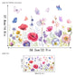🔥Last Day Sale - ￡6.99!🎁💐Colorful Floral Bouquet Window Sticker🖼️ Cut to any size you like!