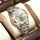 ⚡ Quick Sale 🎯Men’s Waterproof Roman Skeleton Automatic Mechanical Watch – Luxury Self-Winding Wristwatch