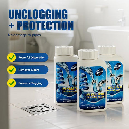 🚽 LIMITED-TIME 50% OFF! ✨ Multifunctional Pipe Unblocker – Clog Removal, Odor Elimination, Safe 🔧
