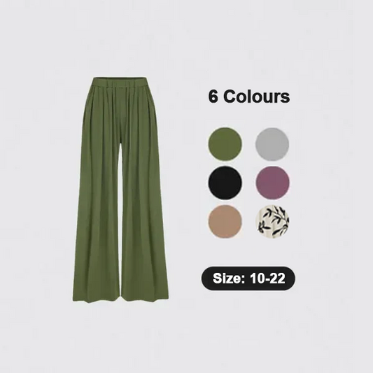 🎉Hot Promotion 50% OFF🛍️High Elastic Casual Stretchy Wide Leg Pants