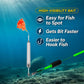 🎣 Pre-Tied Off Bottom Fishing Rig | Anti-Snag Floating Bottom Hook Leaders