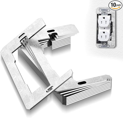 🔥Last Day 50% OFF-Wall Plate Spacers (Metal) – For Wall Outlet Repair and Securing Loose Outlets
