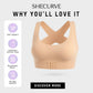 ⏳LAST DAY SALE ONLY 8.99!!👍✨Cross Back Front Closure Wireless Posture Support Bra💕