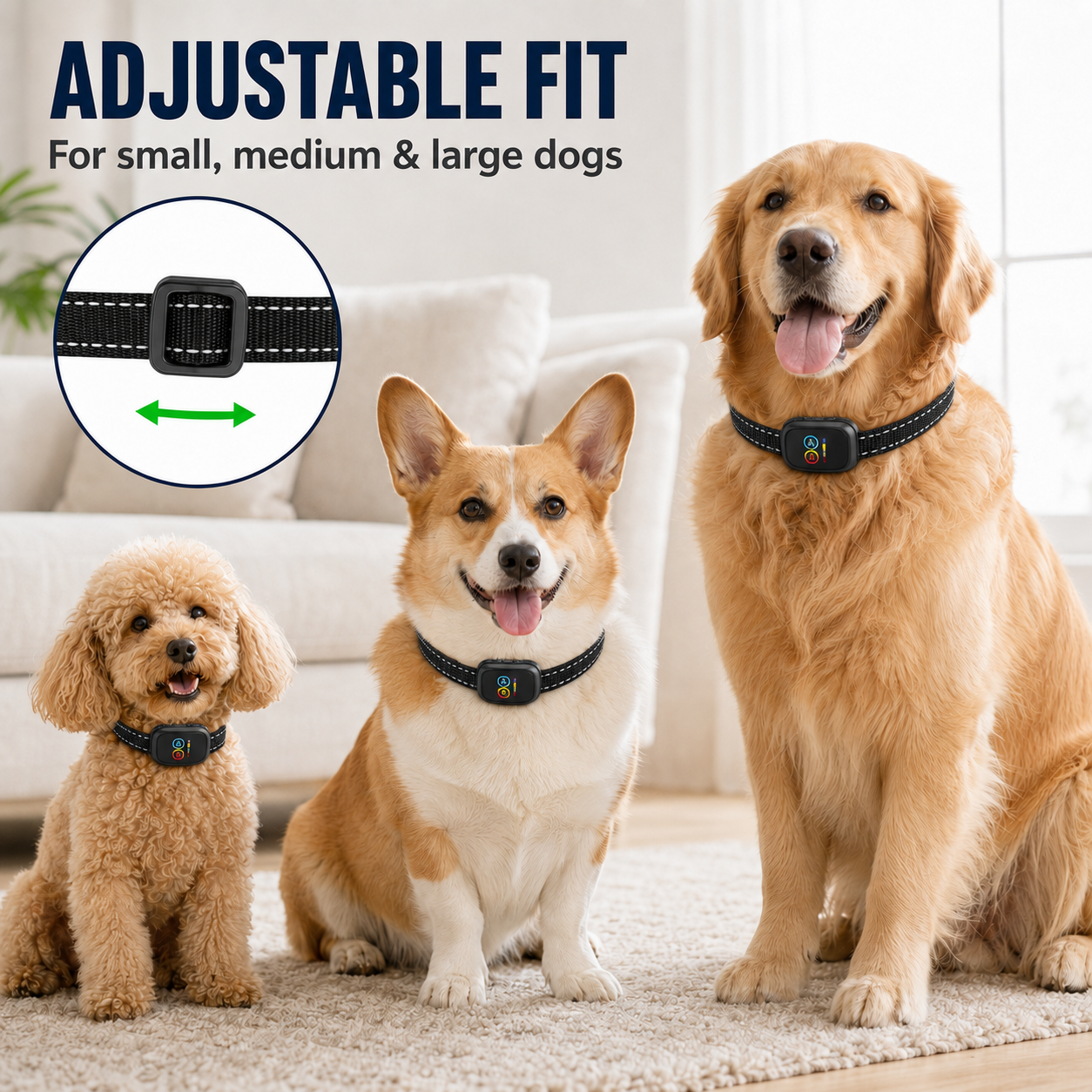 🌐 Online Exclusive 💎Smart Anti-Bark Collar for Dogs – Automatic Bark Control & Training Device