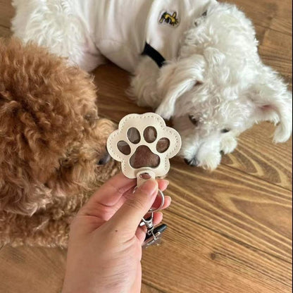 💖 Leather keychain to remember your pet – 🐾 Keep the memory close to you always
