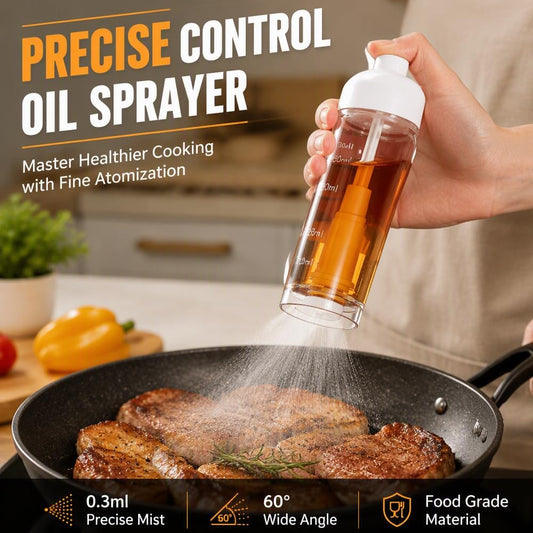 🔥BUY 2 GET 1 FREE🫒 Downward Oil Sprayer – Fine Mist Cooking Spray Bottle for Air Fryers & Salads