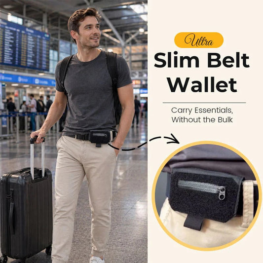 💳BUY 3 PAY 2✨Slim Belt Wallet – Discreet Waist Wallet for Cards, Cash & Travel Essentials