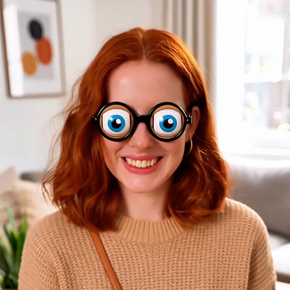 🔥CHRISTMAS SALE 60% OFF!!🏆Flash Sale💥Funny Glasses with Winking Eye Mechanism🥸