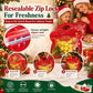 🎅 Christmas Self-Seal Treat Bags – 🎁 Resealable Gift Bags for Cookies & Chocolates
