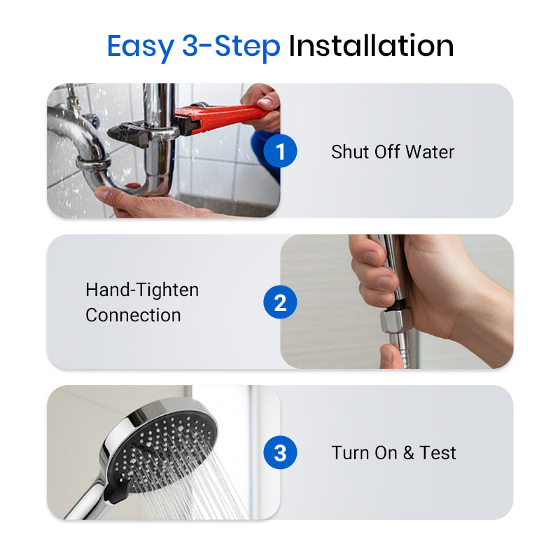 🎯 Deal of the Day ✨High-Pressure Adjustable Shower Head – Powerful Rainfall Showerhead for Home