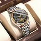 ⚡ Quick Sale ⌚ Men’s Roman Numeral Skeleton Automatic Mechanical Watch – Waterproof Luxury Timepiece