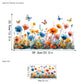 🔥Last Day Sale - ￡6.99!🎁💐Colorful Floral Bouquet Window Sticker🖼️ Cut to any size you like!