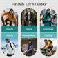 Fall New Arrivals-Outdoor Waterproof Sports Hooded Jacket– Windproof Breathable Sports Raincoat with Multi-Pockets, Durable & Abrasion-Resistant