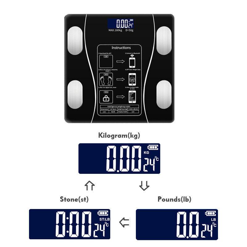 🏅NEW YEAR SPECIAL 50% OFF⏰Smart Digital Body Fat Scale – Accurate Weight & Body Composition Monitor