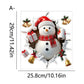 🎁Christmas Sale - Only £5.99🎄🎅 3D Christmas Wall Stickers – Creative Holiday Home Decor