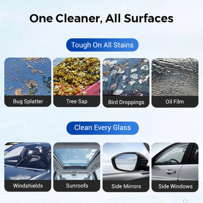 ⏳Limited Time Buy 2 Get 1 Free🔥 Auto Glass Side Window Oil Film Removal Cleaner