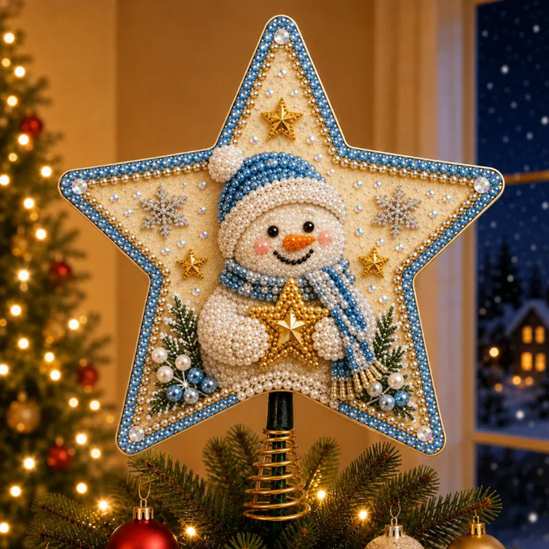🎄 Holiday Favorites - Buy 2 Get 1 Free🎁DIY Christmas Tree Topper – Festive Holiday Tree Decoration Craft Kit