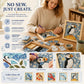 🎄 Xmas Picks - BUY 3 PAY 2🎁Japanese Kinusaiga DIY Craft Kit – Relaxing No-Sew Fabric Art for Beginners