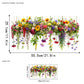 🔥Last Day Sale - ￡6.99!🎁💐Colorful Floral Bouquet Window Sticker🖼️ Cut to any size you like!