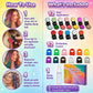 🎄 Holiday Gift Picks 🎁✨12-Color Temporary Hair Chalk Applicator Set for Kids & Adults
