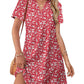 ⏰2026 Hot Sale 50% OFF💃Women's Casual V Neck Vacation Midi Dress With Pockets