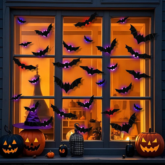 🎃HOT SALE 49% OFF🦇Halloween 3D Lighted Bats