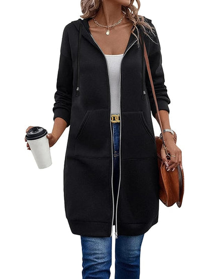 🥳This Week Special Price £13.99!!🔥Women Casual Zip up Fleece Hoodies