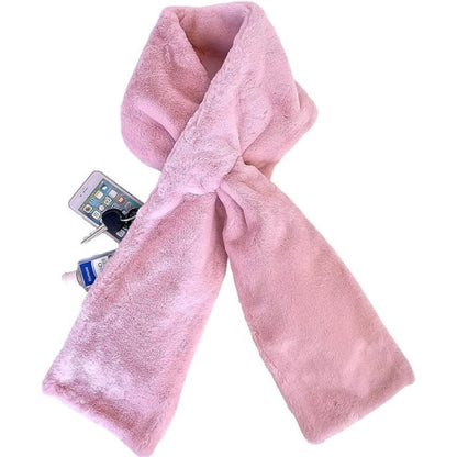🔥New Year Special Deals £9.99!!⚡50K+ SOLD!🧣Ultra-Soft Faux Fur Pull-Through Scarf with Secret Zipper Pocket