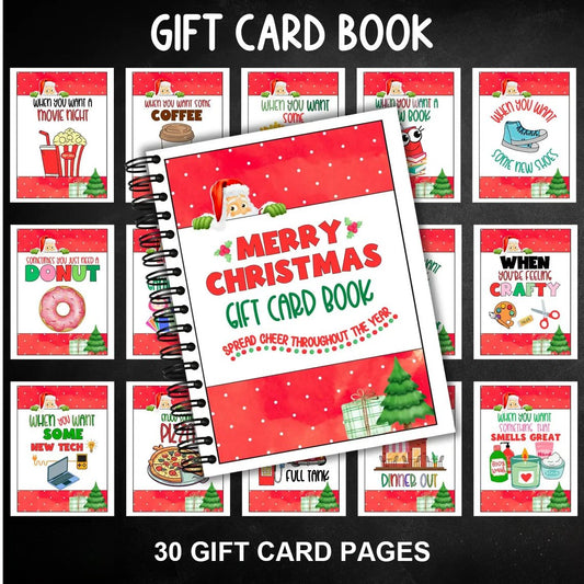 🎅Christmas Sale - Buy 2 Get 1 Free!✨The Ultimate Christmas Gift Card Book📚Hardcover♻️