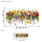 🔥Last Day Sale - ￡6.99!🎁💐Colorful Floral Bouquet Window Sticker🖼️ Cut to any size you like!