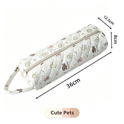 🎉 Exclusive Online Offer ✨Portable Quilted Travel Storage Bag – ✨ Hair Tool Organizer with Handle