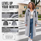🍂 Women’s Hooded Long Sweatshirt – 🧥 Relaxed Fit Pullover Top for Autumn & Winter