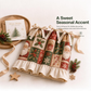 🎄 Hurry — Limited Time 50% OFF 🎅 Christmas Print Oven Door Curtain with Ruffle Lace Trim & Festive Bow – Holiday Kitchen Decoration