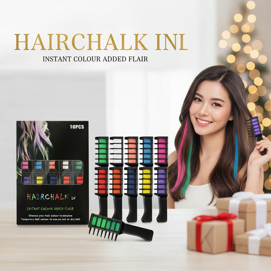 🎅Christmas Sale 50% OFF🔥Festive Fun Hair Chalk Combs