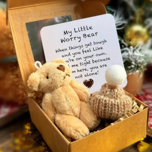 💖Today Buy One Get One Free🎁Handmade Mini Plush Teddy Bear in Box