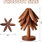 ✨Natural Tree Trivet Set - 4 * Trivets & 1 * Stand Like a Christmas Tree