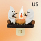 🔥Halloween Hot Sale👻Ghost Campfire Flickering Nightlight✨