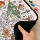 🎄Christmas Essentials Only £15.99✨ DIY Christmas Drawing Blanket with 24 Washable Markers